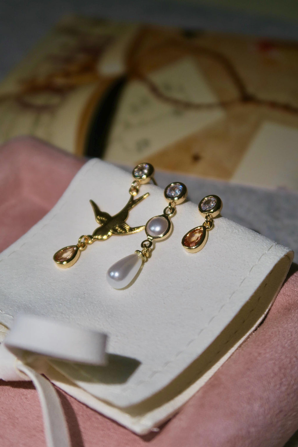 Boucles d'oreilles Orchid