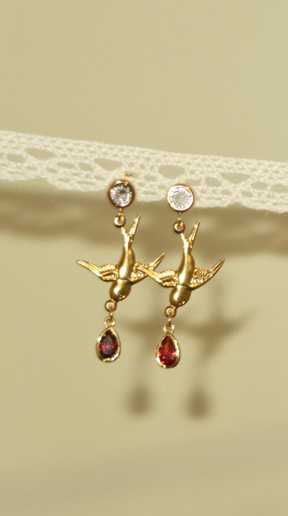 Boucles d'oreilles Orchid