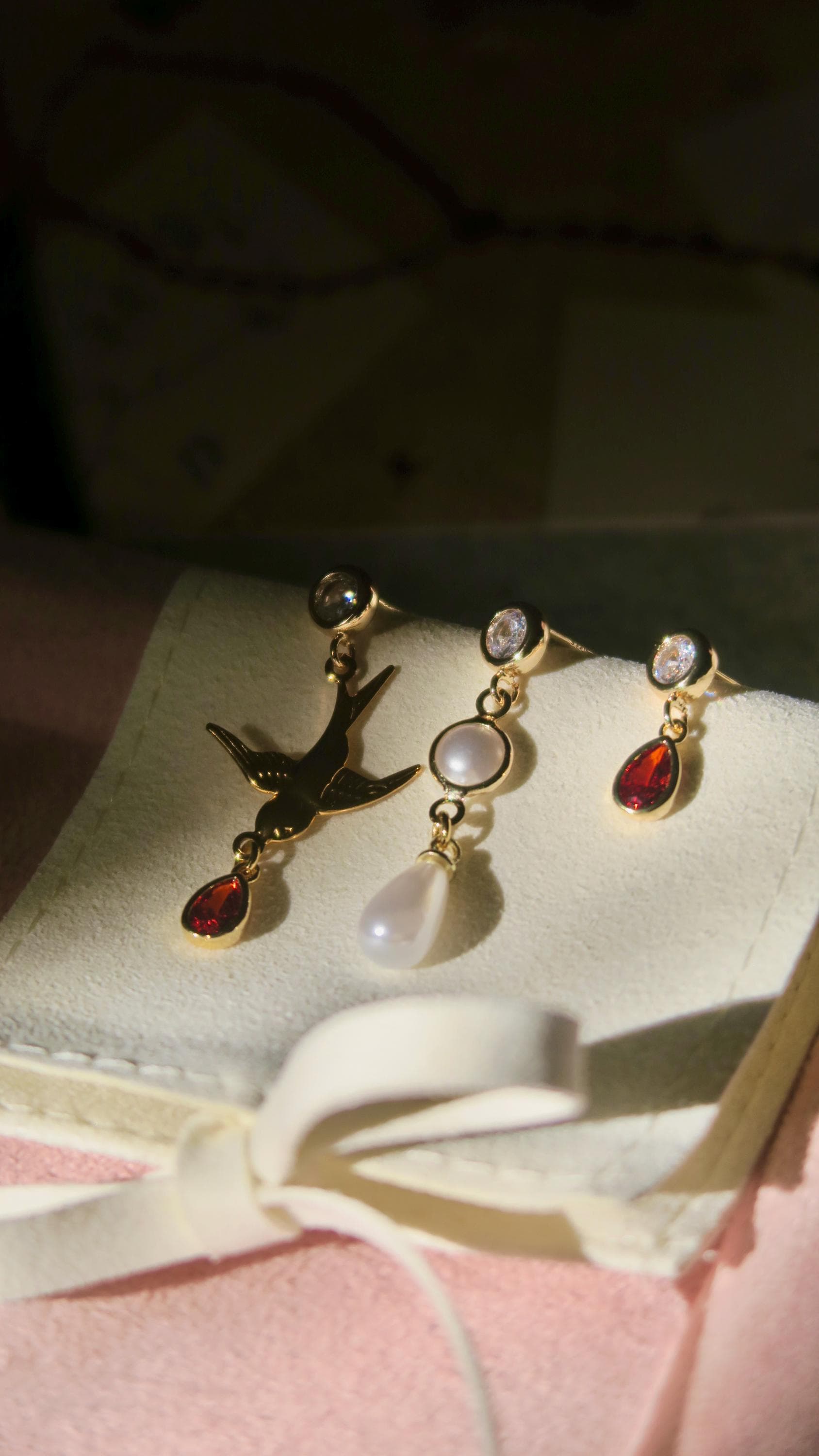 Boucles d'oreilles Orchid